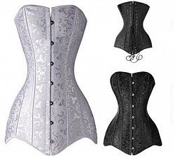 2pc Corset/ thong set {BLACK} ~$69