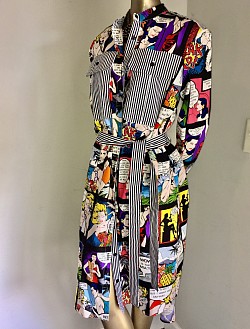 Comic Shirt Dress {SM-XLg} $89